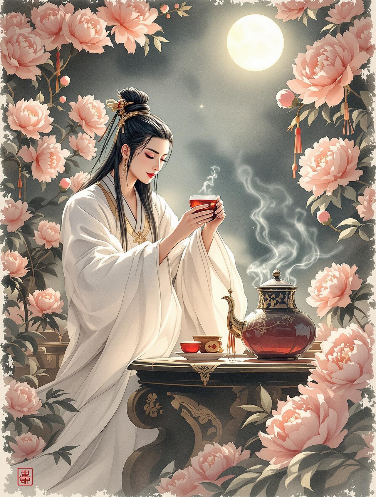 包子漫画 - 花间辞，花间一壶酒，独酌无相亲